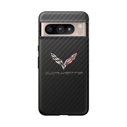 Corvette - Carbon Fiber Impact Resistant Phone Case