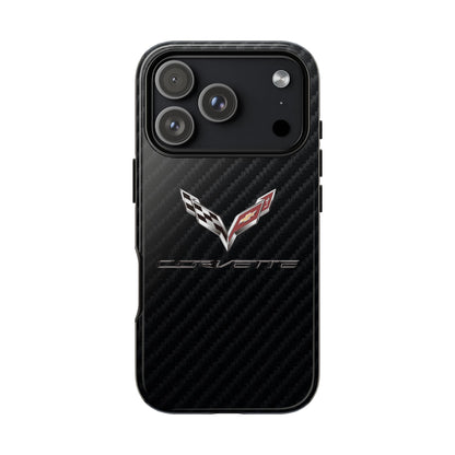Corvette - Carbon Fiber Impact Resistant Phone Case