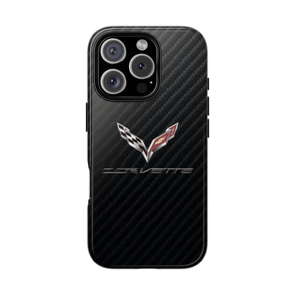 Corvette - Carbon Fiber Impact Resistant Phone Case