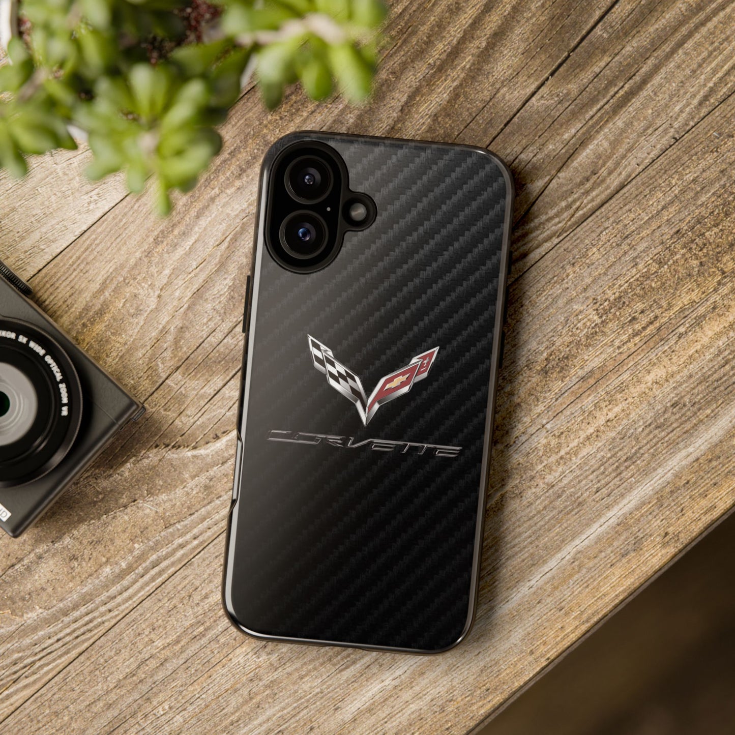 Corvette - Carbon Fiber Impact Resistant Phone Case
