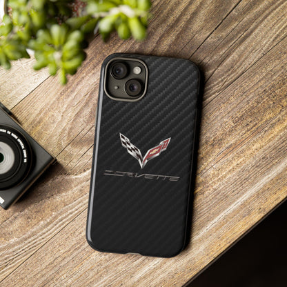 Corvette - Carbon Fiber Impact Resistant Phone Case