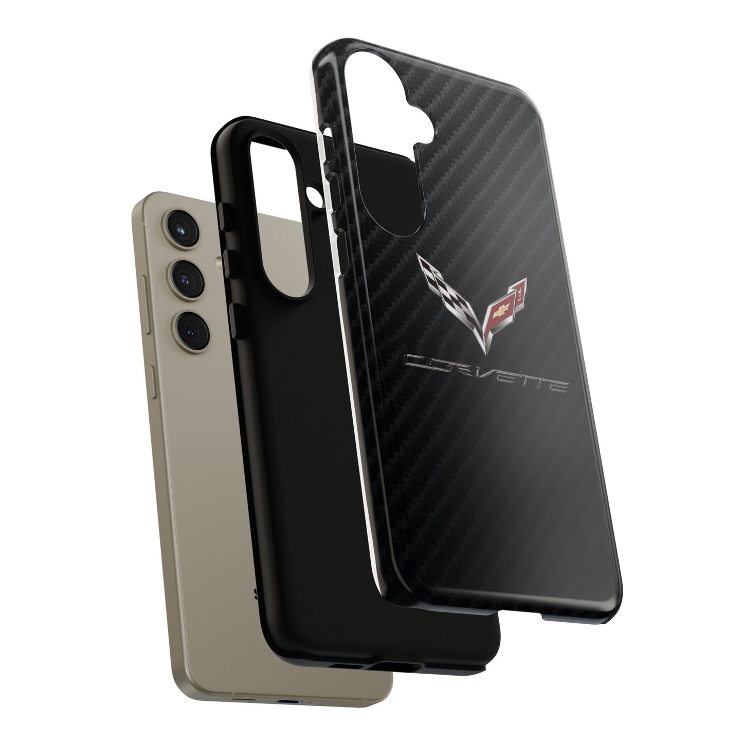 Corvette - Carbon Fiber Impact Resistant Phone Case