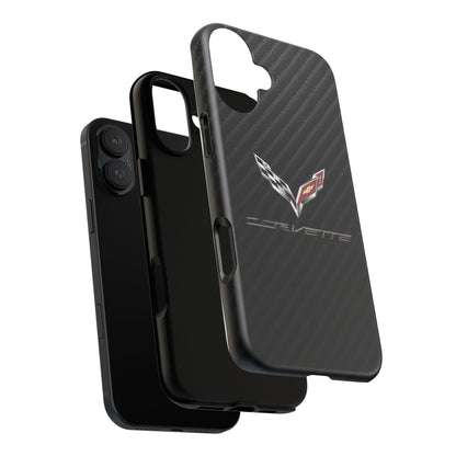 Corvette - Carbon Fiber Impact Resistant Phone Case