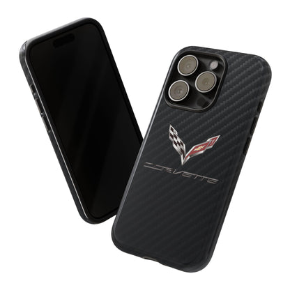 Corvette - Carbon Fiber Impact Resistant Phone Case